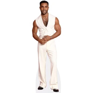 Lucien Laviscount (White Outfit) Mini Size Cutout - Picture 1 of 4
