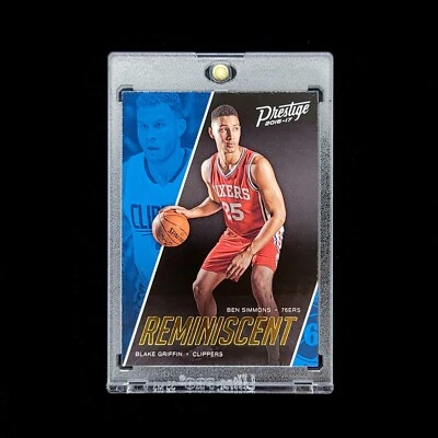 Ben Simmons RC Blake Griffin - 2016-17 NBA Prestige Reminiscent Rookie Card #14 - Image 1 of 2