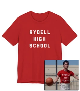 Rydell High School T-Shirt, Grease, Danny Zuko, John Travolta, 70s, Musical - Picture 1 of 8