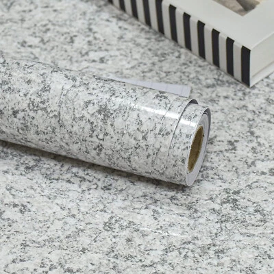 Granite Vinyl Adhesive Contact Paper Waterproof DIY Wallpaper Furniture Cabinets - image 1 of 4