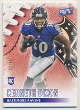2016 Panini Black Friday Thick Stock #66 Kenneth Dixon /50