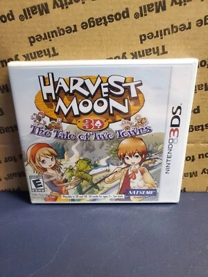 SELLADO DE FÁBRICA Harvest Moon 3D The Tale of Two Towns (Nintendo 3DS, 2011) Foto 1 de 4