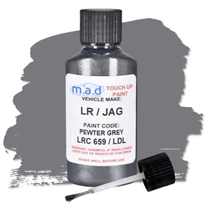 JAGUAR / LAND ROVER 659 / LDL BONATTI / PEWTER GREY PAINT TOUCH UP KIT 30ML LR - Picture 1 of 8