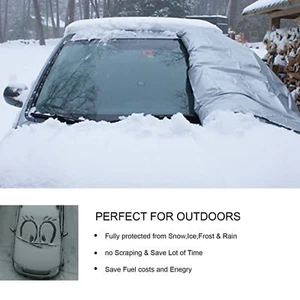 Windshield Cover Snow and Ice for Car Frost Guard Winter Protector Magnetic Auto - Picture 1 of 12