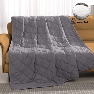 Weighted Blanket 18 Lbs Queen Size Heavy Breathable Cooling Blanket for Adults, - Picture 1 of 12