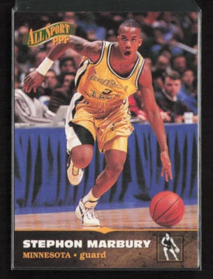 1996-97 Score Board All Sport PPF #9 Stephon Marbury Minnesota Timberwolves - Image 1 of 2