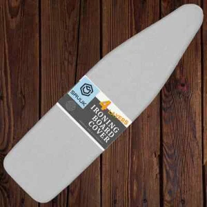 Cubierta y almohadilla para tabla de planchar tamaño estándar recubierta de silicona 4 capas 15x54 pulgadas - Imagen 1 de 4