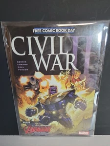 2016 Marvel CIVIL WAR II Thanos Avengers *New Wasp Debut* Comic Book BAGGED - Picture 1 of 8