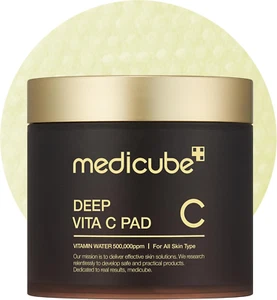 Deep Vita C Facial Pads | 70 Vitamin C Toner Pads for Brightening & Hydration - Picture 1 of 12