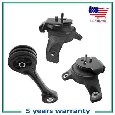 Conjunto 3 peças de montagem de motor para Subaru B9 Tribeca Legacy Outback 3.0L 3.6L - Imagem 1 de 4