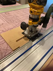 Dewalt Plunge Router Adapter For Kreg Track Saw Guide Rails - DNP612 - Picture 1 of 4