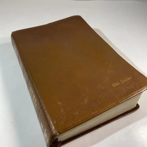 Genuine Leather NKJV Open Bible Expanded Edition 1985 Nelson 6788R Well Used - Picture 1 of 12