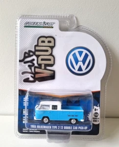 GREENLIGHT CLUB V-DUB 1968 VOLKSWAGEN TYPE 2 T2 DOUBLE CAB PICK-UP SERIES 4 BNIP - Picture 1 of 3