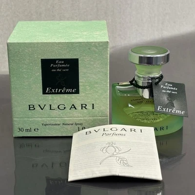 BVLGARI Eau Parfumee au The Vert Extreme 30 ml 1 fl oz Vintage EDT Spray Foto 1 de 4