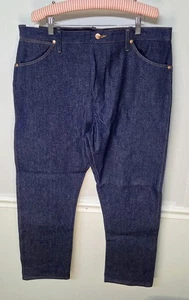 Wrangler Jeans Mens 38x30 Blue 13MWZ Straight Denim Pants Western Work Cowboy - Picture 1 of 9
