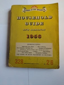NEWS OF THE WORLD HOUSEHOLD GUIDE & ALMANAC 1956 - Picture 1 of 3