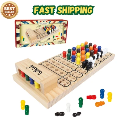 GOTHINK Code Breaker Board Game - Wooden Strategy Game of Codemaker vs. Codeb - Image 1 of 4