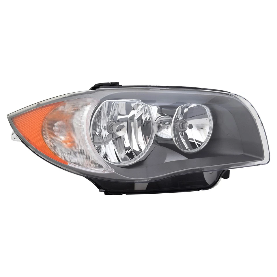 全新乘客卤素车头灯镜头 外壳 适合 2008 - 2011 1 系列 63116924668 — 第 1/1 张图片