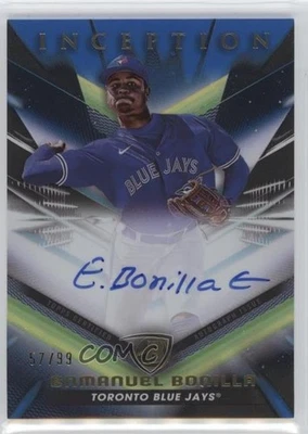 2023 Bowman Inception Auto Blue Foil /99 Enmanuel Bonilla #BPA-EB Auto - Image 1 of 2