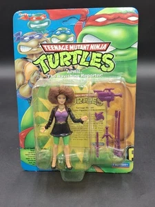 Action Figure TMNT, April the Ravishing Reporter!, Compagni di gioco 1992, Punch parziale - Foto 1 di 8