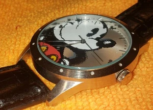 VINTAGE LIMITED EDITION DISNEYLAND MICKY MOUSE LARGE FACE MINT QUARTZ UNISEX... - Picture 1 of 8