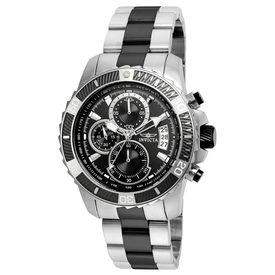 Invicta Men's Quartz Watch Pro Diver Chronograph Two Tone Steel Bracelet 22416 - Image 1 of 1