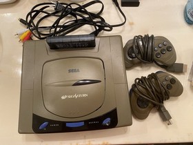 SEGA Saturn Console NTSC-J with Controllers & Fighting Games (Virtua Fighter 2,&hellip;