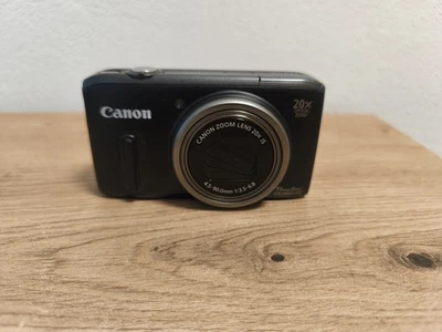 Canon PowerShot SX260 HS Digitalkamera, 12.1 MP, Schwarz - Bild 1 von 4
