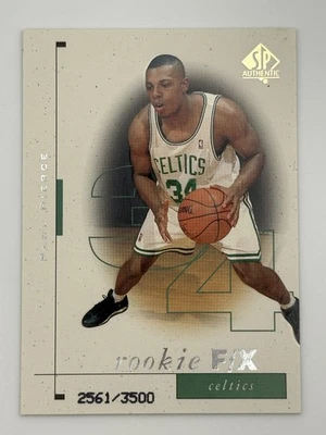 1998-99 UPPER DECK SP AUTHENTIC PAUL PIERCE #100 ROOKIE F/X 2561/3500 CELTICS - Image 1 of 2