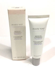 Mary Kay Medium Coverage Foundation IVORY 202 #356800 Gray Cap Lid Discontinued - Picture 1 of 2