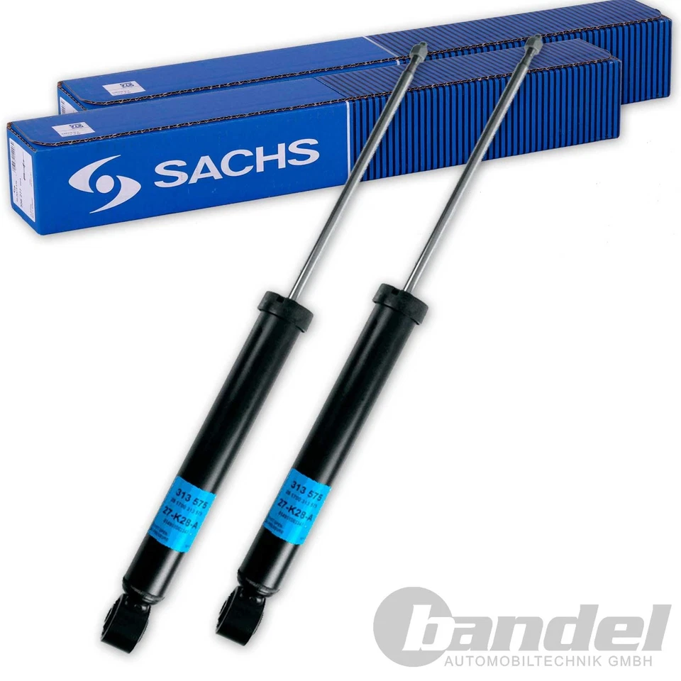 2x SACHS Gaz Amortisseur Arrière Convient pour Mazda 5 (CR19) Année Fab. 2005- - Photo 1/1