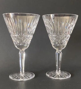 Vintage WATERFORD Crystal MAEVE Pattern Wine Glasses 7" Set Of 2 EC SPECTACULAR! - Picture 1 of 10