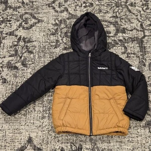 Timberland Color Block Coat Children's Size 7 - Picture 1 of 6