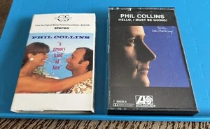 2 Cassette Singles Phil Collins Hello I Must Be Going Groovy Kind of Love - Picture 1 of 6