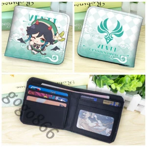 Anime Genshin Impact Barbatos purse Short wallet Cosplay Purse anime wallet - Picture 1 of 1