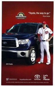 BRYCE HARPER Nationals ~ 2013 Toyota Ad - Picture 1 of 1