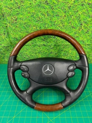 06-09 Mercedes Benz W209 CLK350 CLK550 Steering Wheel OEM - Image 1 of 4