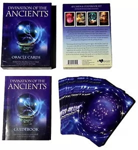 Divination of the Ancients: Oracle Cards Deck Blue Angel 45 Cards Guidebook Set - Picture 1 of 8