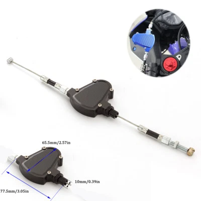 Sistema de cable de tracción de embrague acrobacias negro para Suzuki RMZ250/RMZ450 04-16 RMX450Z 2010 Foto 1 de 4