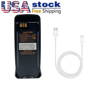 USB Type-C 3200mAh Li-ion Battery for XPR6550 XPR6350 XPR6380 DP3600 Radio - Picture 1 of 3