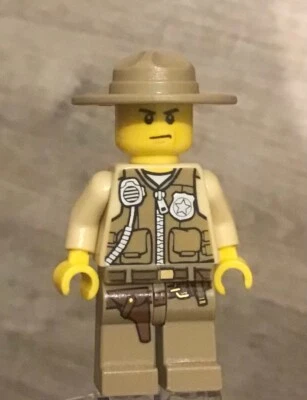 LEGO Police Officer State Trooper Highway Patrol Sheriff Agent "Police" on Back - Image 1 of 2