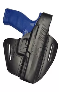 B2 Leather Holster fits Walther PDP 5 inch barrel Beltholster black VlaMiTex - Picture 1 of 4