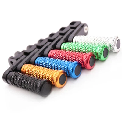 Clavijas de pie descenso CNC Billet Rider de 1,5" para Kawasaki Versys KLE 650 2006-2014 Foto 1 de 4