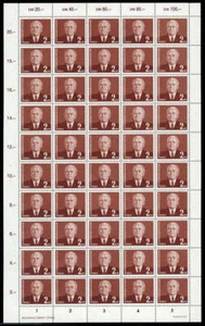 DDR Nr. 342-43 Bogen ** (1731801963) - Bild 1 von 1