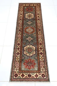 6 ft Hallway Tribal Kazak Runner Rug Afghan Hand Knotted 100% Wool Bedroom Rug - Picture 1 of 10