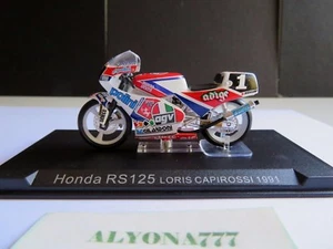 1/24 Ixo HONDA RS125 LORIS CAPIROSSI 1991 Moto Bike Motorcycle 1:24 Altaya /IXO - Picture 1 of 12