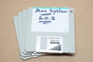 Macintosh System 1-6 Install Startup Boot Floppy Disk Disc Set (Used Media) - Afbeelding 1 van 26