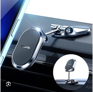 Adiupul Phone Holder for Car Metal Upgrade 6X Magnets Phone Mount - Photo 1 sur 10