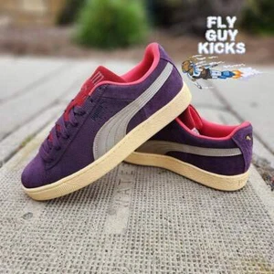 PUMA SUEDE PLAY.PARIS CHAMOMILE Purple Pink Beige 398190-01 Sneaker Shoe - Picture 1 of 6