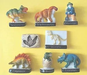 * FEVES - AU TEMPS DES DINOSAURES - série complète ..ref. A83 THIBAULT BERGERON - Picture 1 of 4